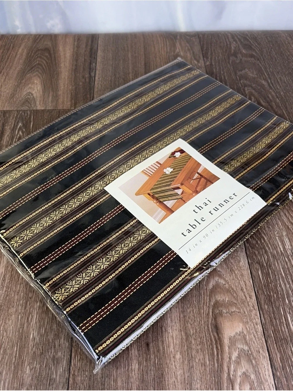 Pier 1 Imports Thai Fabric Table Runner 14